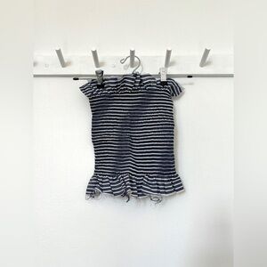 Donni shirred tube top